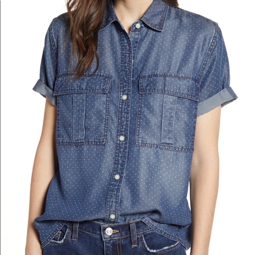 NWT CURRENT/ELLIOTT The Amabel Shirt Size 2